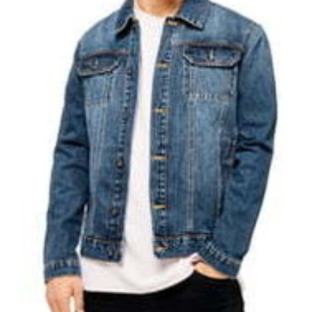 TopMan Classic Core Fit Denim Jacket - Size M